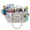 Everything Mary Tan Dot Deluxe Store & Tote Craft Organizer